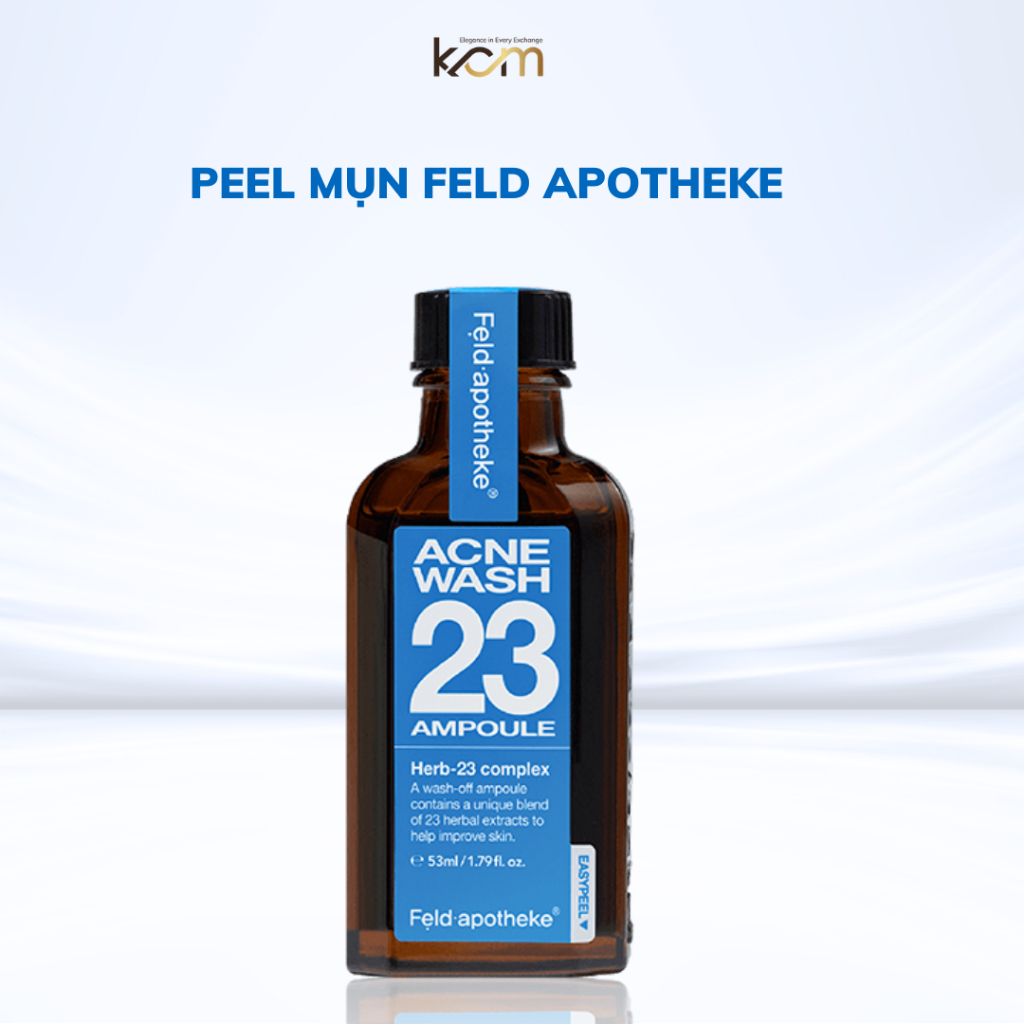 Peel giảm mụn đa tầng Acne Wash 23 Ampoule Feld Apotheke 53ml