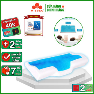 Gối Ngủ Cao Su Non công thái học MISUKO BM-S106 [ BẢO HÀNH 24 THÁNG ] Cho Người Đau Cổ Vai Gáy, Thoái Hoá Đốt Sống Cổ