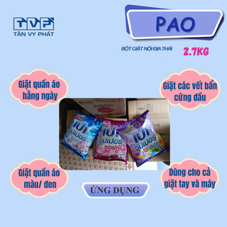 Bột Giặt PAO 2.4kg – Siêu Thơm, Siêu Sạch • Hàng Nội Địa Thái✨