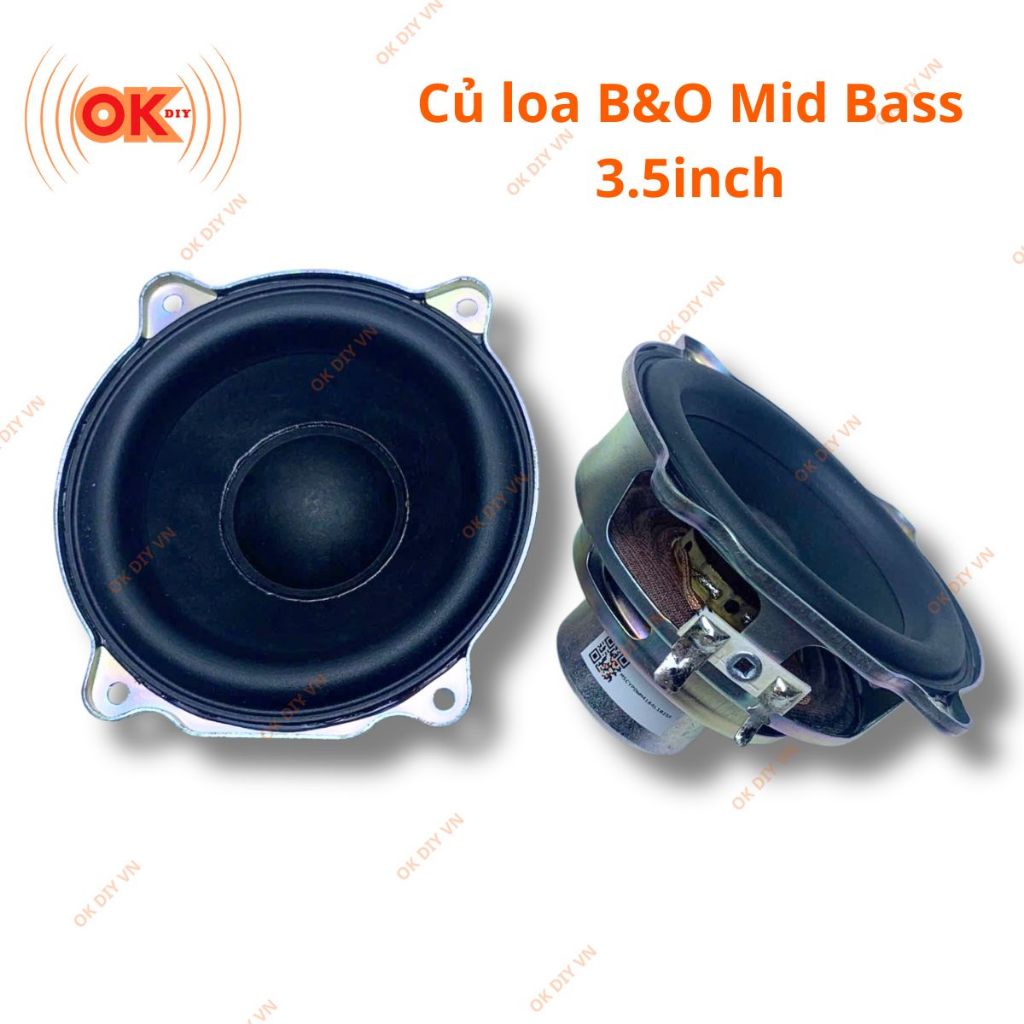 Củ loa B&O Mid Bass 3.5inch 3ohm RMS 30w Max50w từ OKDIY