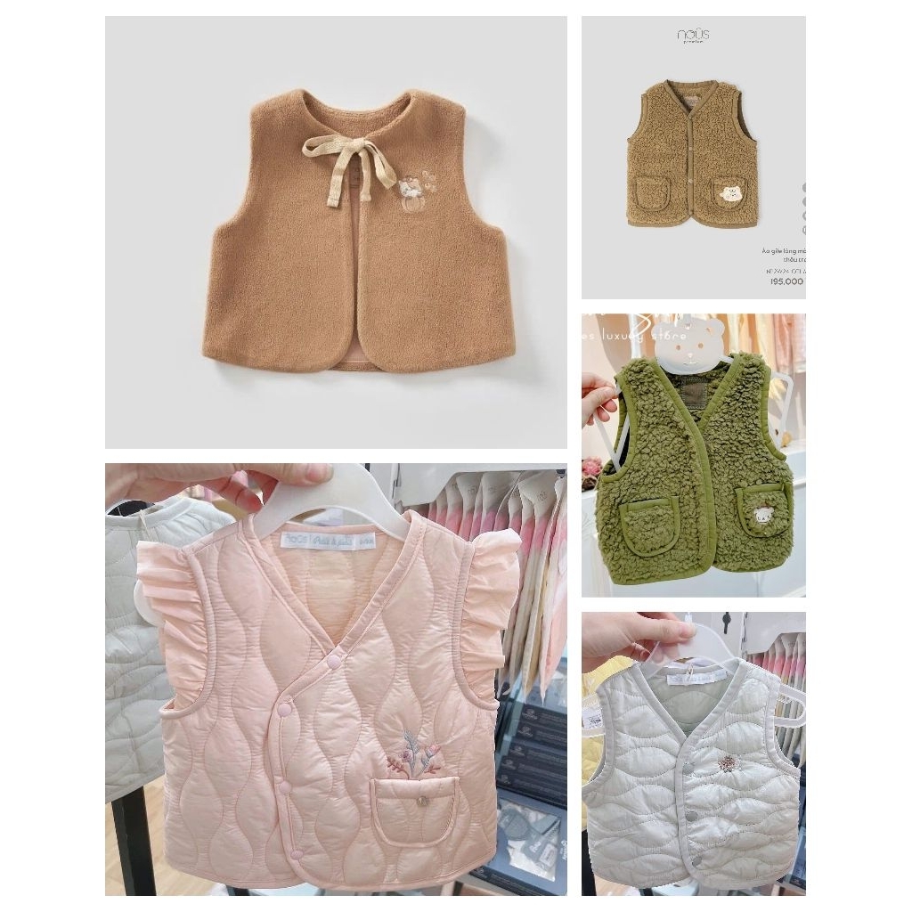 [Nous Hà Nam] Áo Gile Nous siêu đẹp mẫu mới nhất