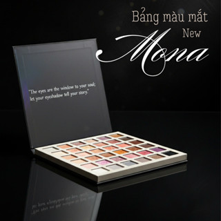 [New][Mona Gleam] Bảng mắt Mona Cosmetics Gleam 36 ô màu đa sắc chất phấn siêu mịn lì lâu trôi, nhũ mắt lấp lánh