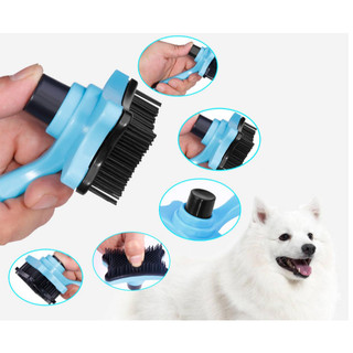 Lược chải lông cún mèo chữ nhật - lược gỡ rối lông - lược đánh bông