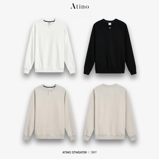  Áo Nỉ Nam Atino cổ cúc Chất liệu 2 Da Cao cấp 3.7897 