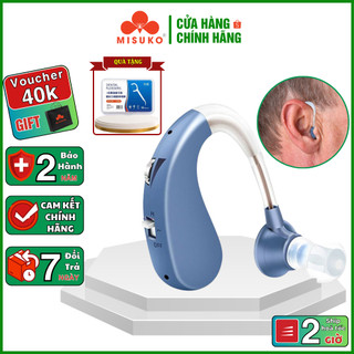 Máy trợ thính đeo vành tai MISUKO VHP-1204, tai nghe trợ thính không dây cho người già