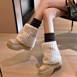 Boot Nữ Cao Cổ Lông Ấm Áp – Thời Trang Mùa Đông Êm Chân Sành Điệu