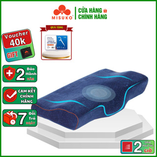 Gối ngủ nhanh Foam Memory MISUKO GK-S105 [ BẢO HÀNH 24 THÁNG ] cao su non đa năng giúp phòng chống thoái hóa
