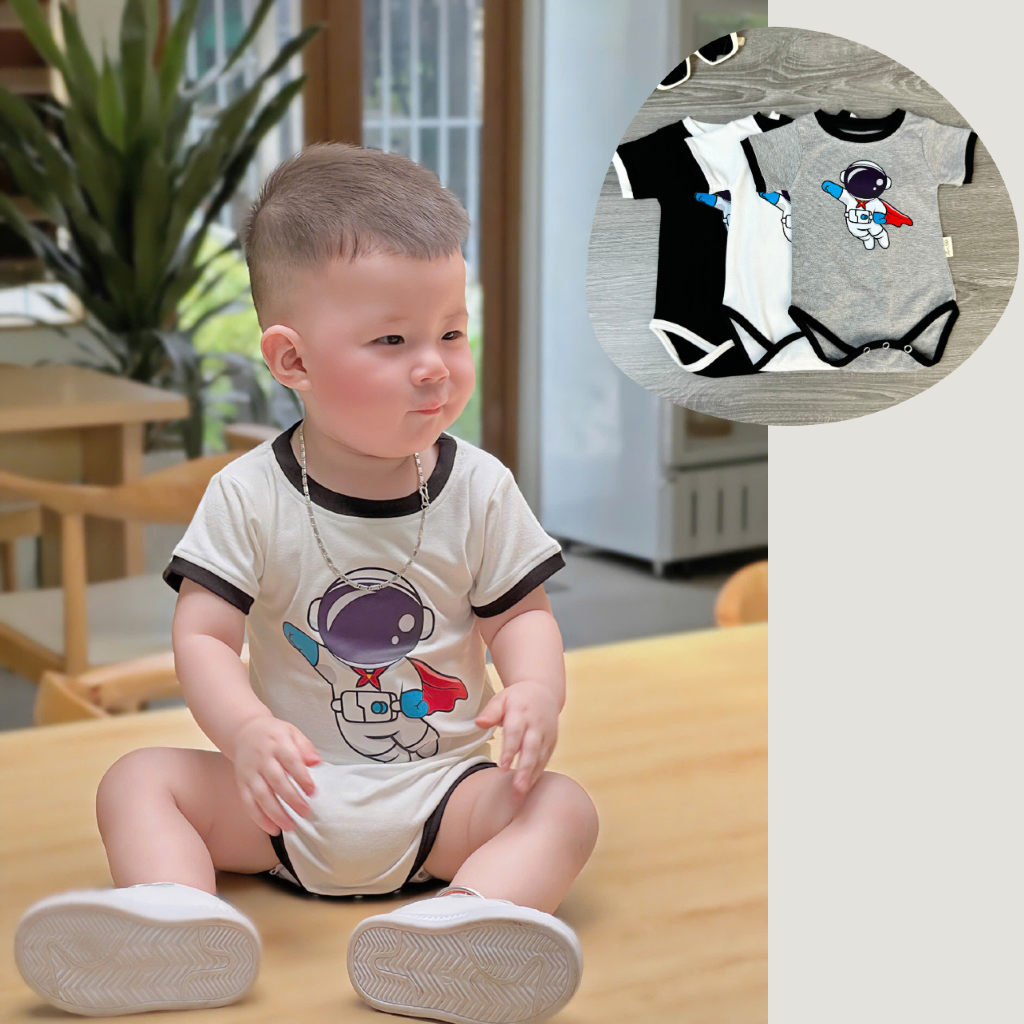 Bộ body chip bodysuit cho bé trai bé gái bé sơ sinh