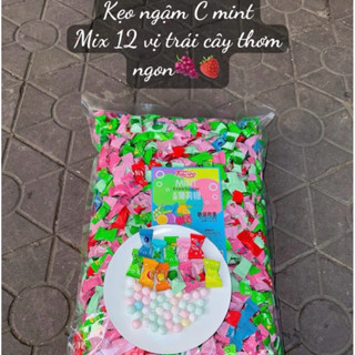 [100g] kẹo ngậm thơm miệng mix vị hoa quả 12vị