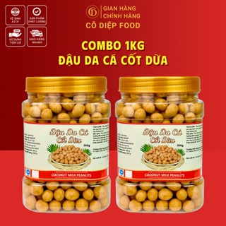  Đậu Phộng Da Cá Nước Cốt Dừa Loại 1 - Lon 500gram Đầy Đủ Hồ Sơ Công Bố & Kiểm Nghiệm Sản Phẩm  