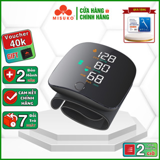 Máy đo huyết áp cổ tay MISUKO , Bản nâng cấp Gen 2 Kẹp cổ tay Đo huyết áp Nhịp tim
