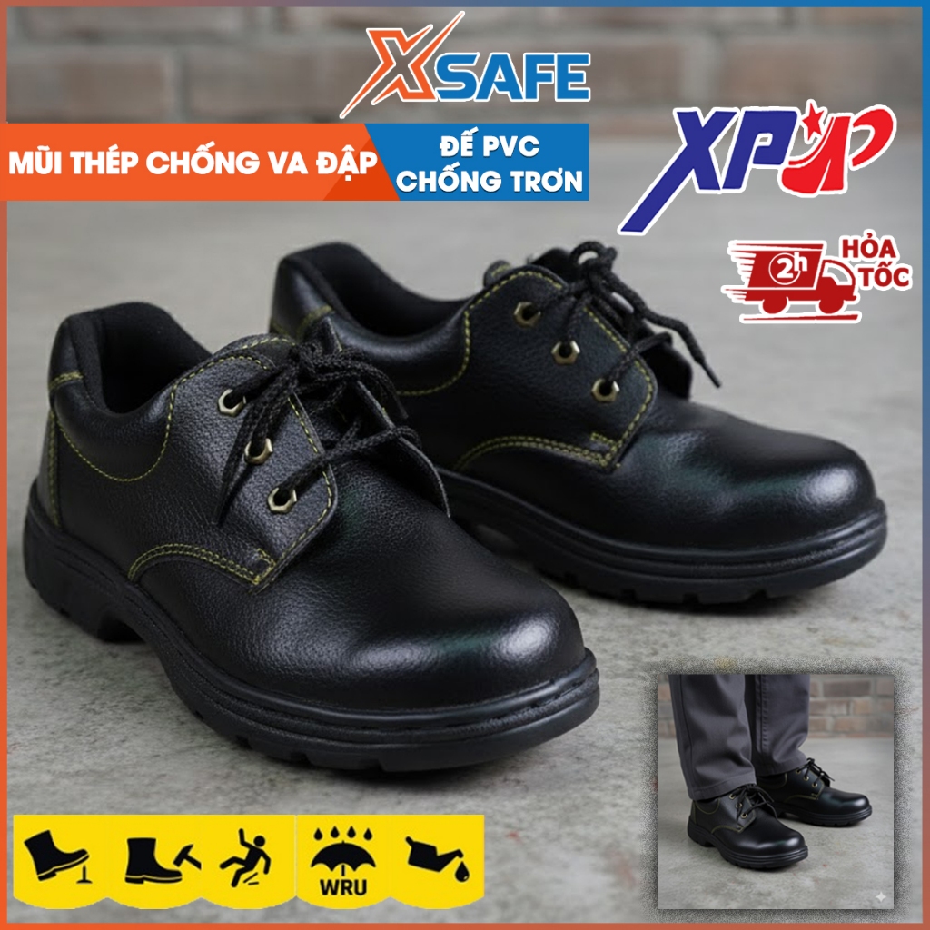 Giày bảo hộ lao động XSAFE XP cổ thấp chống đinh, va đập, cổ thấp thoáng khí, dành cho nam và nữ -