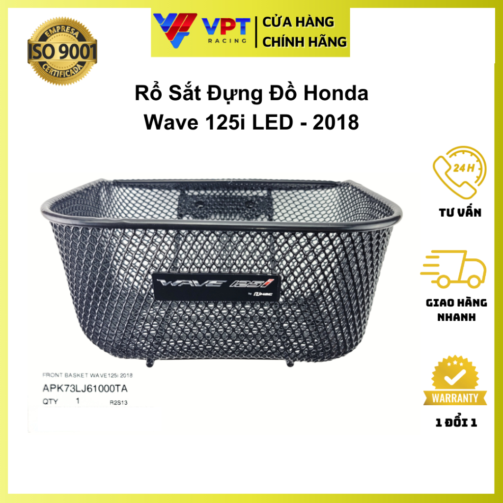 Rổ sắt Wave 125i 2018 led chính hãng Thailand APK73LJ