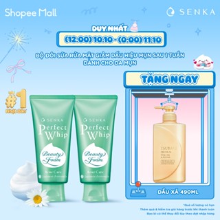 [LS] Bộ 02 Sữa rửa mặt dành cho da mụn Senka perfect whip acne care 100g