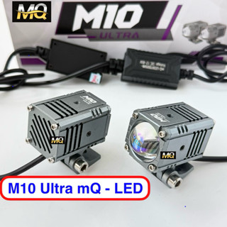 Đèn Trợ Sáng Bi Cầu Mini M10 Ultra Titan mQ-LED & M one+ 3 Chế Độ 12-24v 45w Lắp Ô Tô Xe Máy BMU