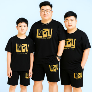 Bộ đồ Nam 33Kg-123Kg Bigsize tay ngắn, set đồ bộ bé trai kiểu Hàn Quốc đi chơi, thể thao tập gym thun co giãn thoải mái