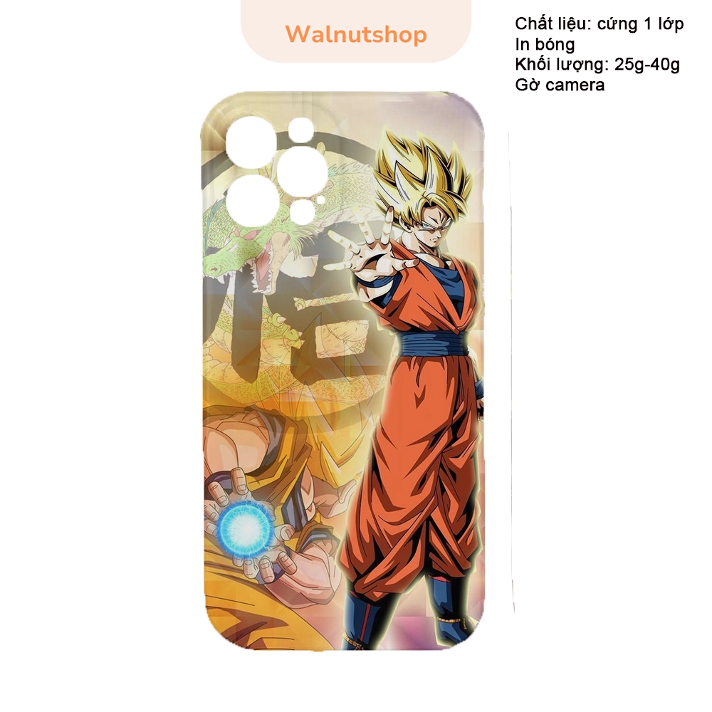 Ốp lưng in hình Songoku Super Sayan - dragon ball - từ ipX - ip16prm - ốp 1 lớp & ốp 2 lớp - Ốp in A