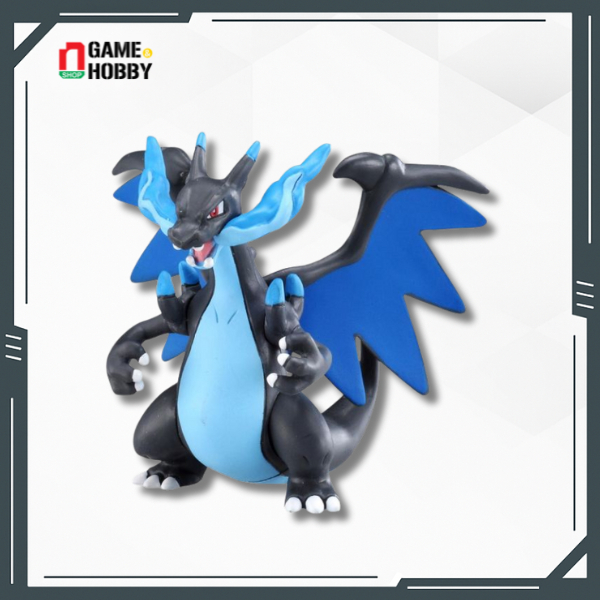 MÔ HÌNH ĐỒ CHƠI POKEMON MONCOLLE MEGA CHARIZARD X - MEGA LIZARDON X CHÍNH HÃNG TAKARA TOMY