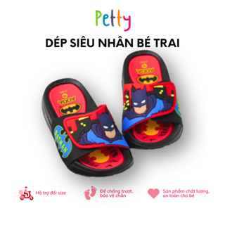 Dép Siêu Nhân Bé Trai, Dép Lê Siêu Nhân Trẻ Em Xốp Eva Mềm Mại Êm Chân Quai Dán - PETTY Thời Trang Trẻ Em [6021]