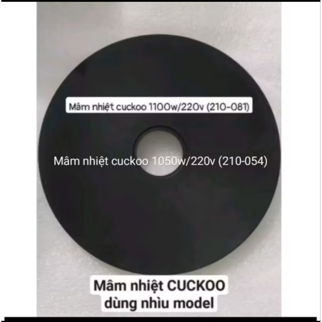 Mâm nhiệt nồi cơm điện CUCKOO CRP-G1015MP,CRPG1030MP,CRP-PK1000S,CRP-QS1010F,CRP-M1000S...1,8L CHÍNH
