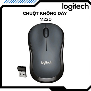 [BH12T] Chuột Không Dây Logitech M220 Click Silent  – Giảm Ồn, nhỏ gọn - Độ Nhạy Cao