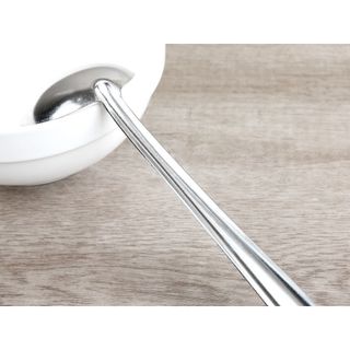Vá Múc Canh, Vá Lẩu Trơn Inox Không Gỉ Cán Dài Tiện Lợi Dài 24CM 26CM 32CM