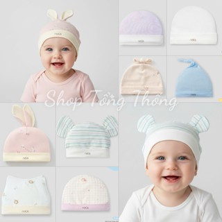 Mũ nón Nous cao cấp mềm mịn sơ sinh thấm hút tốt an toàn cho da trẻ em mới siêu hot bé trai bé gái