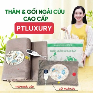  Thảm Ngải Cứu Điện PTLUXURY Đệm Ngải Cứu Đông Y Giúp Thư Giãn Đả Thông Kinh Mạch Giảm Đau Nhức 