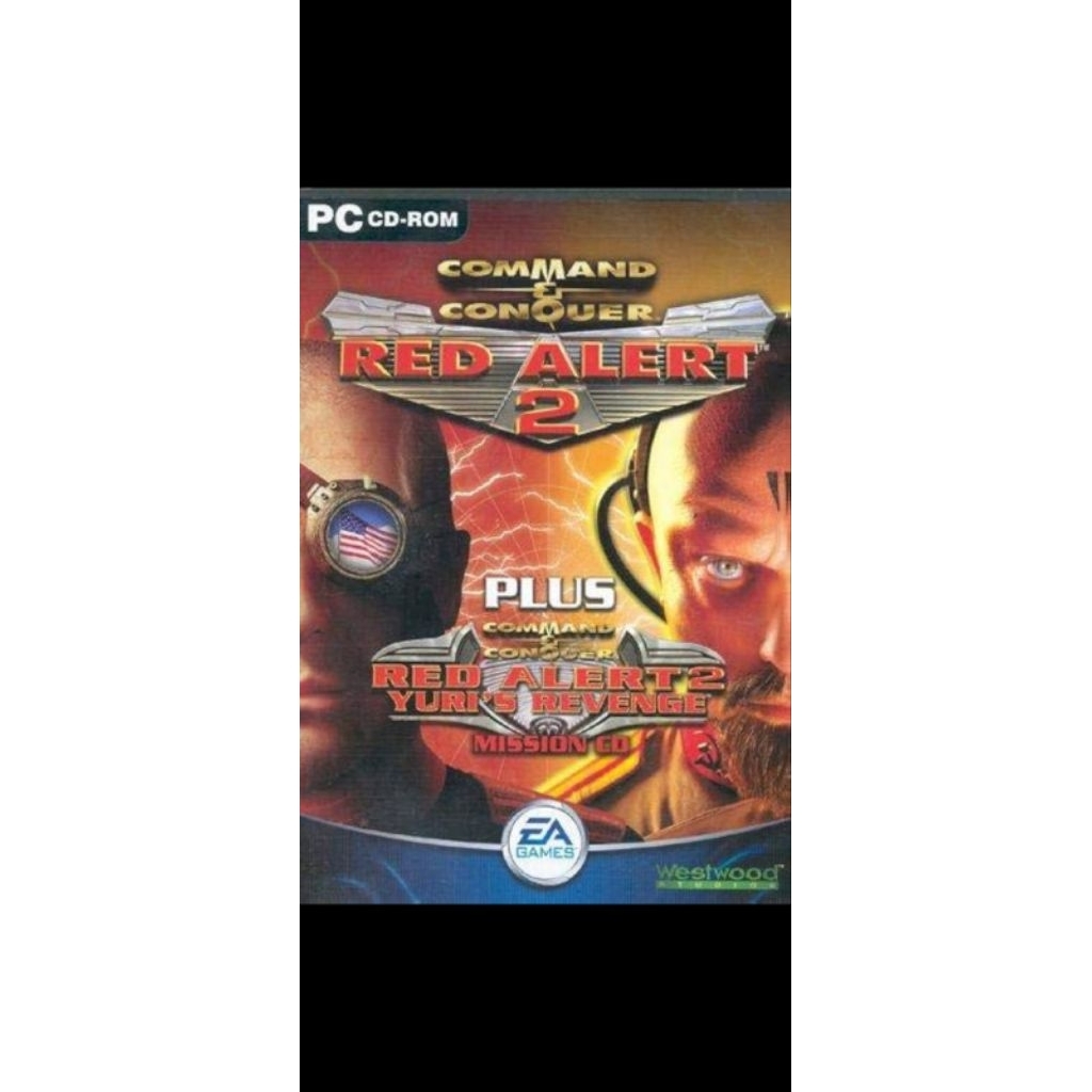 đĩa game pc red alert 2 và bản mở rộng yuri