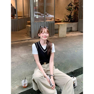 Áo gile len nữ HM chính hãng