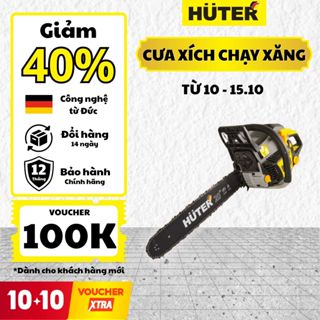 Máy Cưa Xích HUTER |  Điện Áp 2800W | Chạy Bằng Xăng Cầm Tay |  BH 12 Tháng Chính Hãng Công Nghệ Đức
