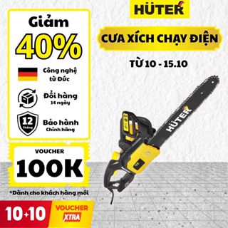 Máy Cưa Điện Cầm Tay HUTER | 220V-1.500W | Cưa Xích Gỗ, Cắt Cây Nhanh, Có Bôi Trơn Tự Động | BH 12TH
