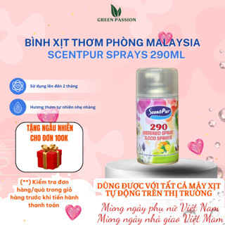 Nước hoa xịt thơm phòng ScentPur 290ml giúp khử mùi ẩm, thanh lọc không khí với hương thơm dịu nhẹ