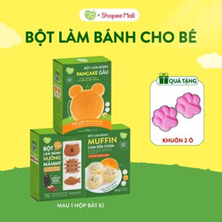 Bột làm bánh Pancake, Muffin, Bánh nướng Mămmy bữa phụ cho bé, bổ sung vitamin và dinh dưỡng cho bé