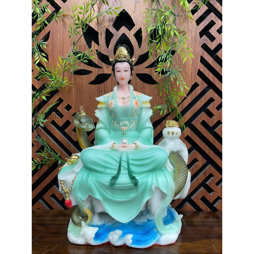 Nữ Oa Nương Nương cao 40cm bột đá