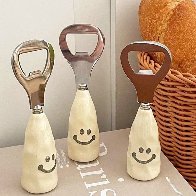 ✨️✨️Tua Vít Vặn Nắp Chai Bia / Rượu Hình Mặt Cười Dễ Thương