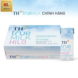  Thùng 48 hộp sữa tươi tiệt trùng TH true MILK HILO vị tự nhiên 180 ml {180 ml x 48} 