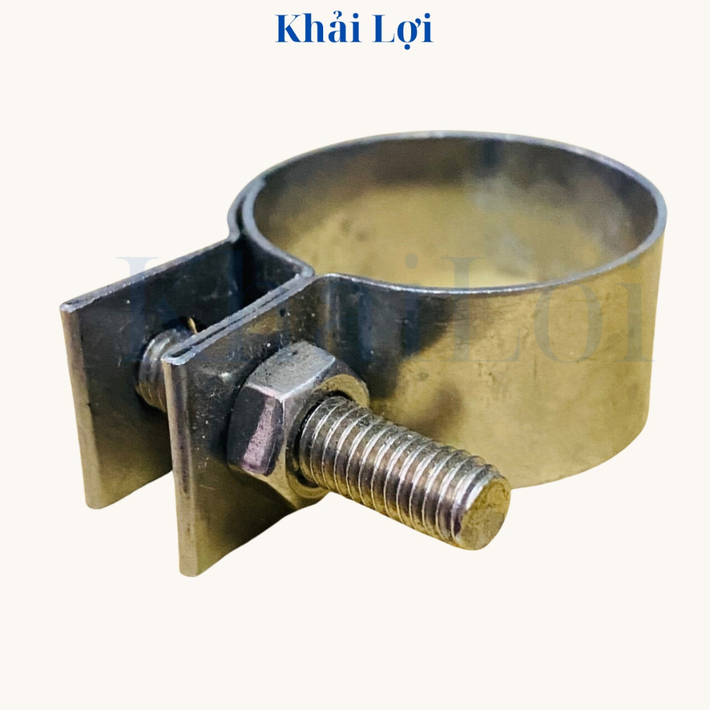 Cổ Dê Bù Lon Inox 304 - Cổ Dê Inox 304 - Đai Siết Ống Inox 70 75 80 90