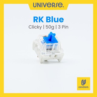  10 Switch Royal Kludge RK Blue Switch 3 Pin Clicky Switch 50g Công Tắc Bàn Phím Cơ Universe 