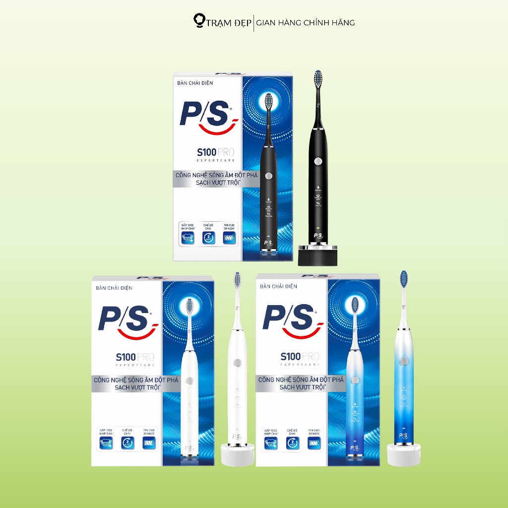 Bàn Chải Điện P/S S100 Pro Expertcare Sạch Mảng Bám Tới 10X