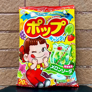 (HSD 07/2026) Kẹo Mút Trái Cây Không Sâu Răng Pop Candy 20 Que - Vị Đặc Biệt Soda Dưa Lưới Nhật Bản
