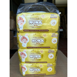 Khăn ướt Nuna Gold 100 Miếng