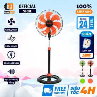 Quạt đứng thân sắt SENKO DTS1607 quạt cây 65W 3 cấp gió mạnh bảo hành chính hãng 24 tháng