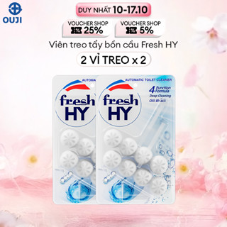 Combo 2 Viên Tẩy Bồn Cầu Fresh HY KhángKhuẩn & Ngăn Ngừa Mảng Bám, Khử Mùi Và Lưu Hương