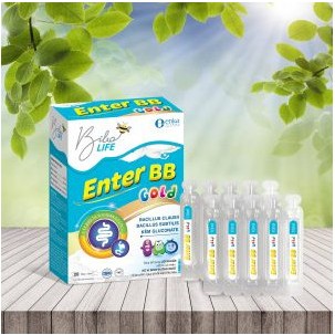 Enter BB Gold Men ống + Kẽm cho bé, Men vi sinh dành cho bé từ 6 tháng tuổi hộp 20 ống