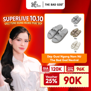 [VHL x The Bad God] Dép đế PVC quai ngang The Bad God Neutral