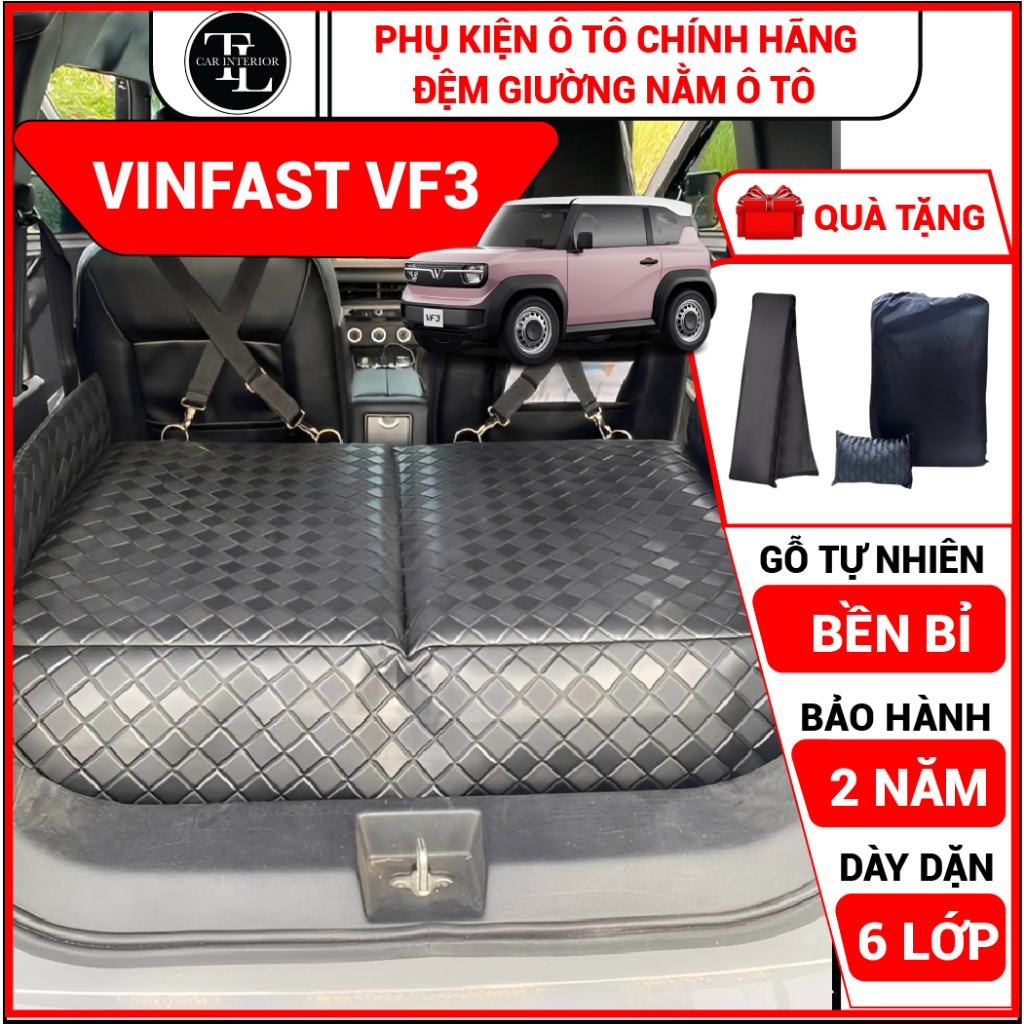 Đệm treo xe ô tô xe VINFAST VF3 cao cấp 6 lớp