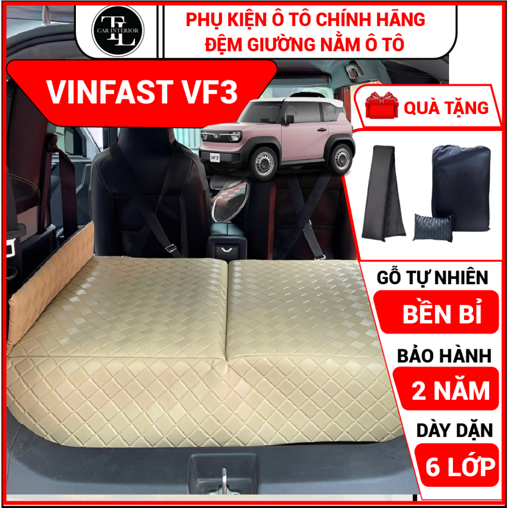 Đệm treo xe ô tô xe VINFAST VF3 cao cấp 6 lớp