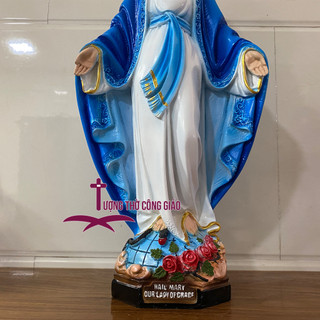 Tượng Đức Mẹ Ban Ơn 50cm composite