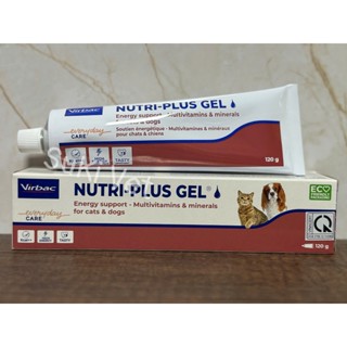 NUTRI-PLUS GEL - (120g) - THỨC ĂN BỔ SUNG DINH DƯỠNG TOÀN DIỆN CHO CHÓ MÈO - HÀNG CHÍNH HÃNG VIRBAC